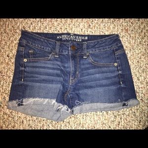 ((AMERICAN EAGLE)) blue jean SHORTS [Size 2]